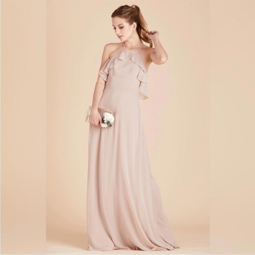 Birdy Grey Womens‎ Jules Chiffon Maxi Dress Taupe Size M New